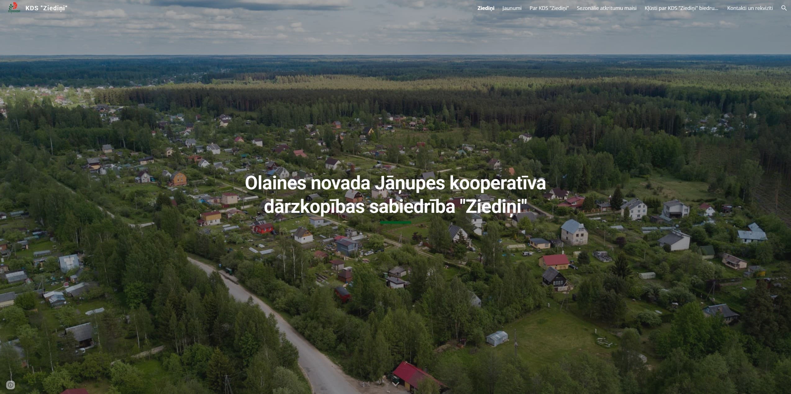 Website for a gardening cooperative - Image 1