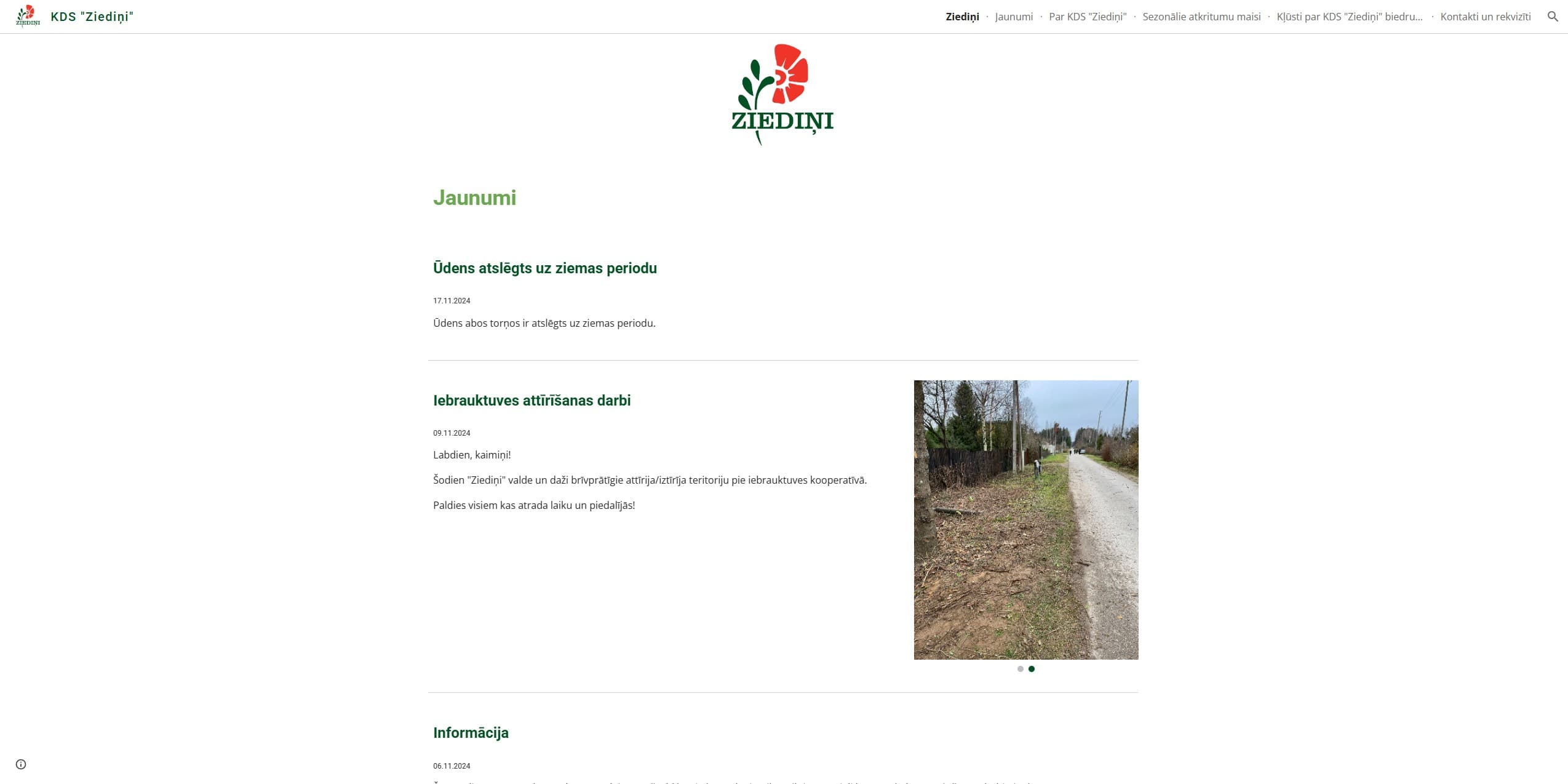 Website for a gardening cooperative - Image 2